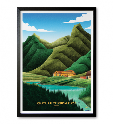 Obrázek pro Poster Chata pri Zelenom plese - XL