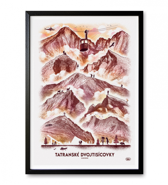 Obrázek pro Poster Tatranské dvojtisícovky