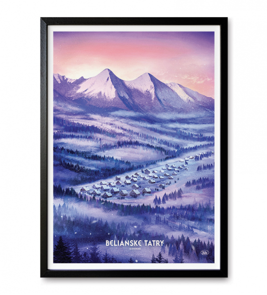 Obrázek pro Poster Belianske Tatry - Ždiar