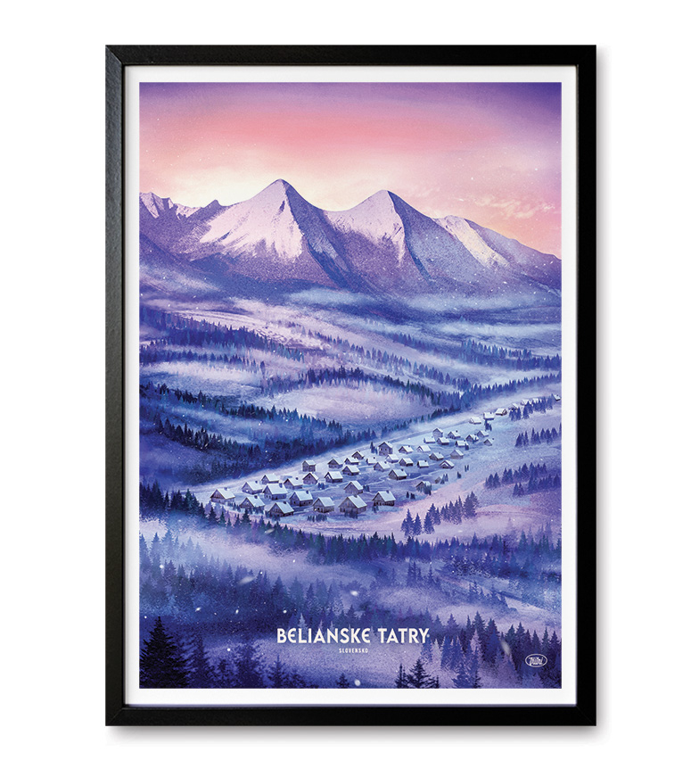 Obrázek pro Poster Belianske Tatry - Ždiar