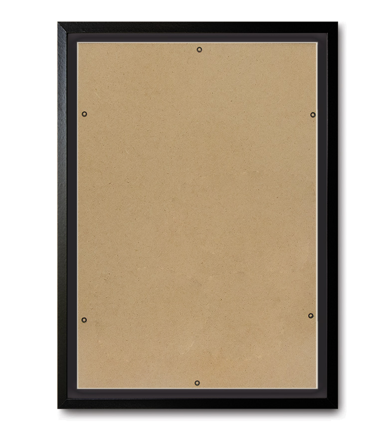 Obrázek pro Rám černý s černou paspartou