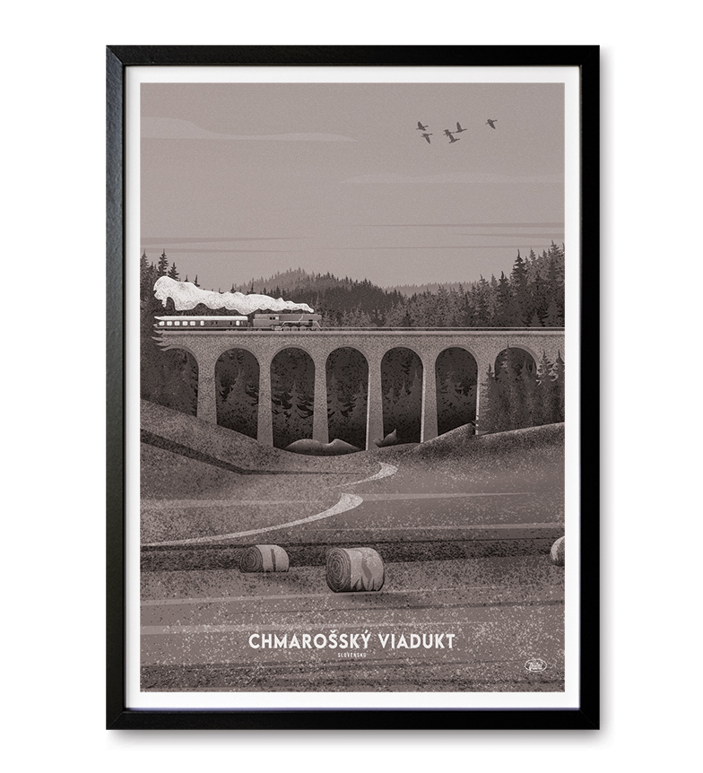 Poster Chmarošský viadukt Obrázek pro Poster Chmarošský viadukt